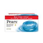 PEARS SOAP SOFT_AND_FRESH 125g(3+1)
